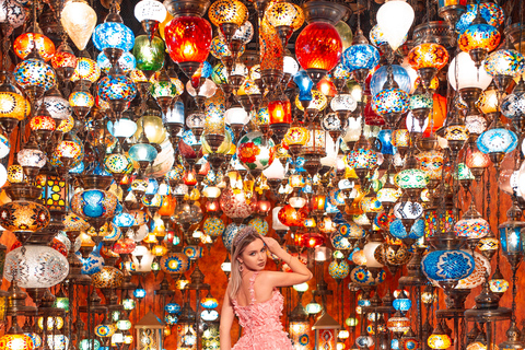 Rooftop Flying Dress Photoshoot in Istanbul