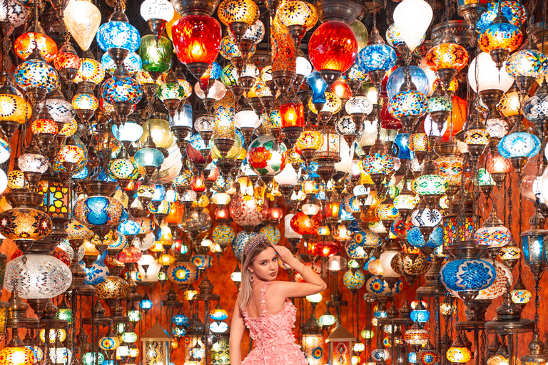 Rooftop Flying Dress Photoshoot in Istanbul