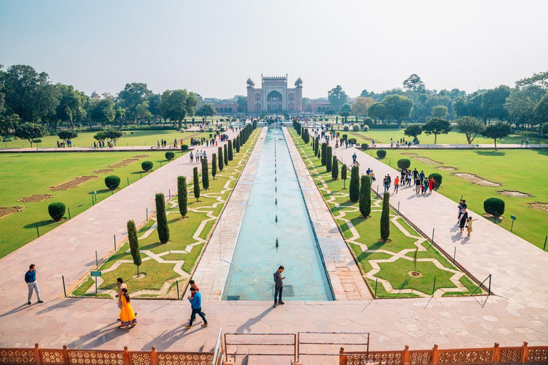 Taj Mahal Sunrise Tour met het geredde centrum voor olifanten en berenTour met auto, gids, monumententoeslag, berenredding en lunch