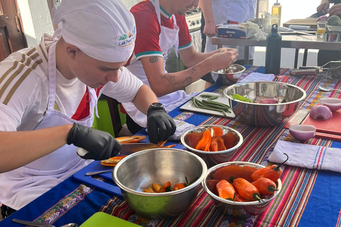 利马 - 米拉弗洛雷斯：秘鲁烹饪课程、皮斯科酸酒与热带水果利马 - 米拉弗洛雷斯：秘鲁烹饪课程、皮斯科酸酒和热带水果