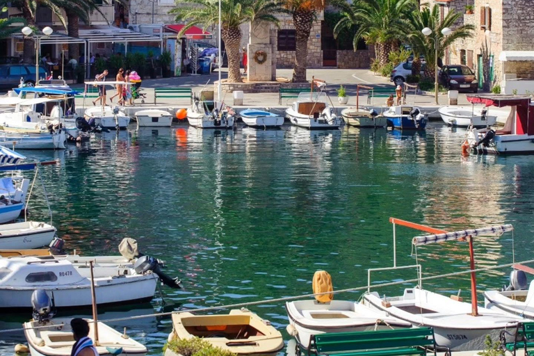 From Omiš: 3 island Tour-Blue Lagoon, Šolta, Brač with Lunch