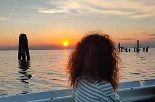 Chioggia: Bootstour bei Sonnenuntergang in der Lagune von Venedig