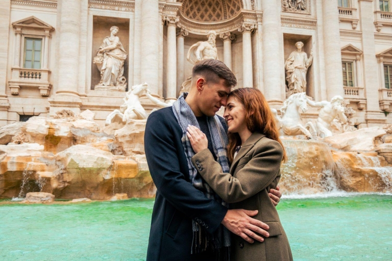 Roma: Sesión de fotos con la Fontana de TreviSesión de fotos premium (30-40 fotos)
