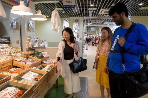 Tokyo : visite à pied du marché de Tsukiji et cours de sushi