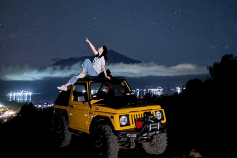 MOST POPULAR: Mount Batur Sunrise Jeep & Black Lava Tour Hot Spring Ticket Only