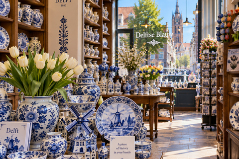 Delft: Guided Walking Tour with Pottery Shop Visit