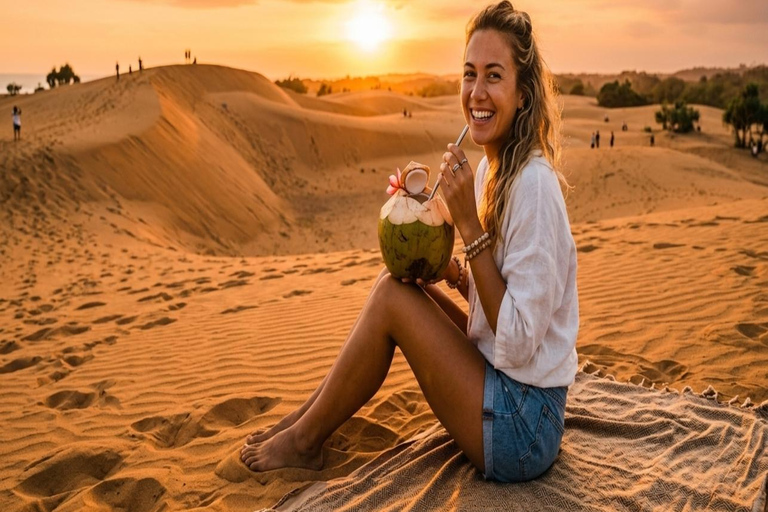 Yogya: Sand Dunes Sunset Jeep Tour & Fresh Coconut Treat Gumuk Sand Dunes Sunset (no Jeep)