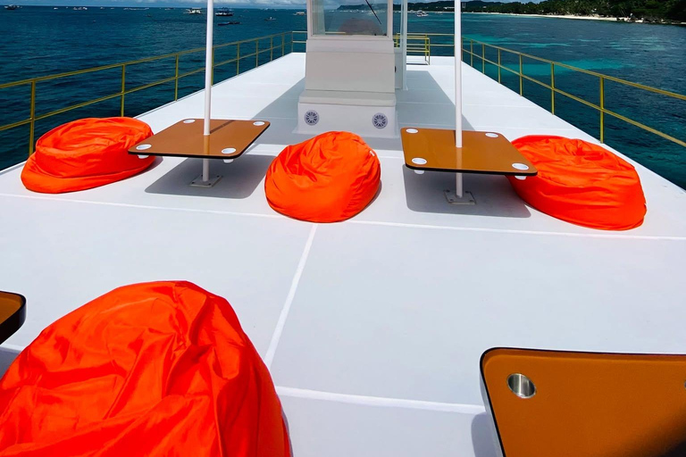 Boracay Double‑Deck Coastal Party Cruise+ Bonus Venue Access