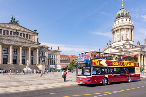 Berlin: Hop-On/Hop-Off Sightseeing Bus mit Bootsoptionen48-Stunden-Bustour, Currywurst und Rundgang