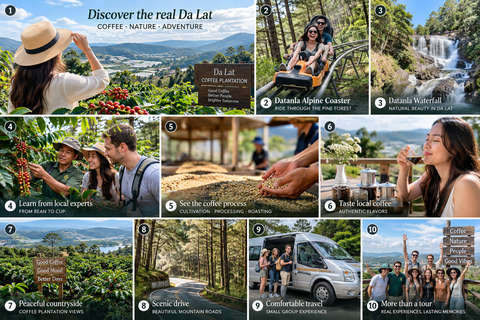 Da Lat: Coffee Plantation & Datanla Alpine Coaster Tour
