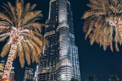 迪拜：夜间城市导览厢车游和迪拜国际机场喷泉表演私人旅游