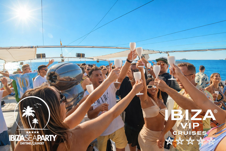 Ibiza: VIP Catamaran Party with DJ, Open Bar, Paella, and Nightclubs STANDARD TICKET