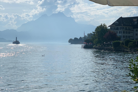 Luzern: Tagestour auf die Rigi mit Bootsfahrt und Zahnradbahn