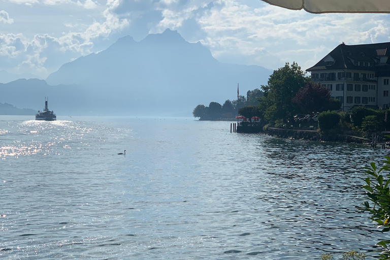 Luzern: Dagtrip naar Mt. Rigi met boottocht en tandradbaan