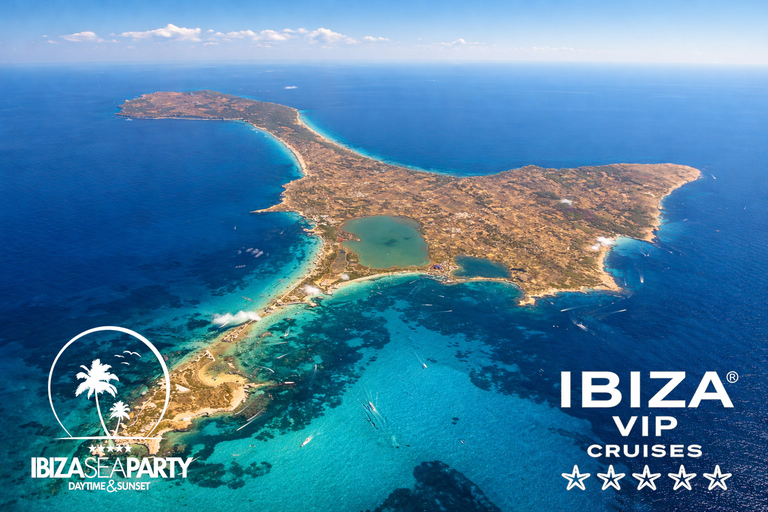 Ibiza: Formentera VIP Boat Paella, BBQ, OpenBar, DJ & Sunset BASIC TICKET with 5h Open Bar & Breakfast