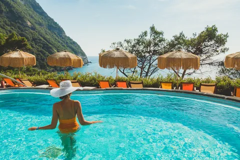 Giardini Poseidon Terme: Дал порто ди Наполи