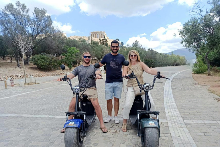 Athens: Premium Guided E-Scooter Tour in Acropolis AreaAthens: Guided E-Scooter Tour in Acropolis Area