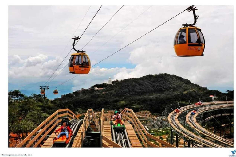 Tour privato delle Montagne di Marmo - Collina di BaNa - Ponte d&#039;OroAuto privata con guida in inglese Hoi An/Da Nang