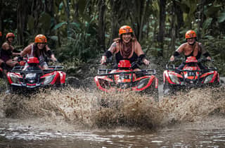 Ubud: Geführte Quad-Tour durch den Dschungel mit Mittagessen