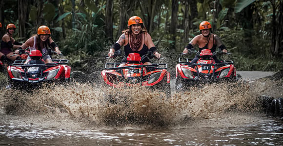 Ubud: Guided ATV Quad Bike Jungle Adventure with Lunch