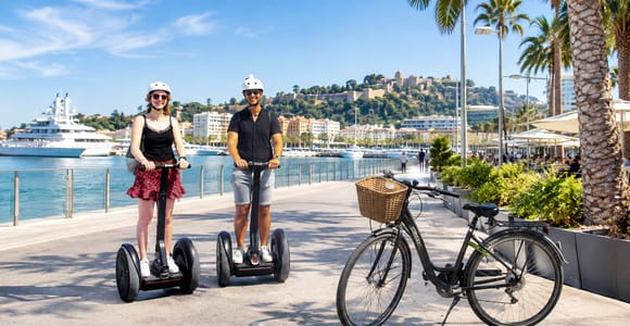 Málaga: Gibralfaro Segway Tour + 7-Hour City Bike Rental