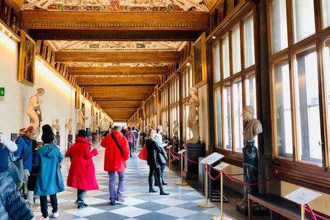 Florence : Visite guidée en petit groupe de la Galerie des Offices avec billet d&#039;entréeVisite guidée en russe