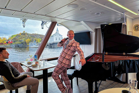 Oslo : Croisière pour le thé de l&#039;après-midi avec musique classique en direct