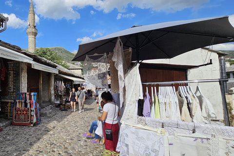 Dubrovnik to Mostar Daytrip - Počitelj and Kravica Waterfall Dubrovnik to Mostar, Kravica, Ston & Rizman Winery Day Trip