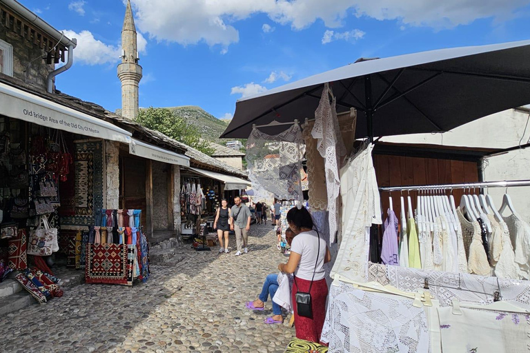 Dubrovnik to Mostar Daytrip - Počitelj and Kravica Waterfall Dubrovnik to Mostar, Kravica, Ston & Rizman Winery Day Trip