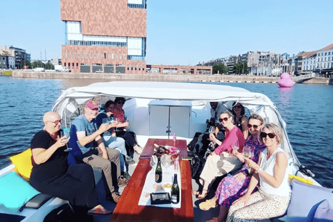 Amberes: Paseo en barco privado con aperitivo