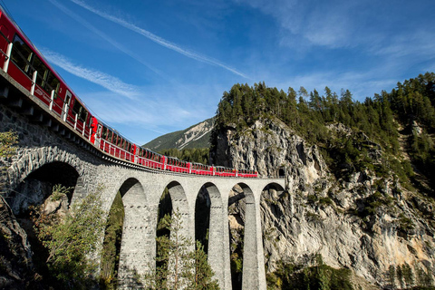 From Milan: Bernina Red Train and St. Moritz Tour Tour Departing from Milan