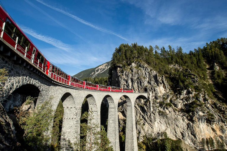 From Milan: Bernina Red Train and St. Moritz Tour Tour Departing from Milan