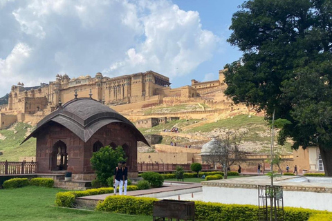 From Delhi: Jaipur & Amber Fort Guided Tour by Private Car Tour With Private Car, Driver, Guide and Entrance Tickets