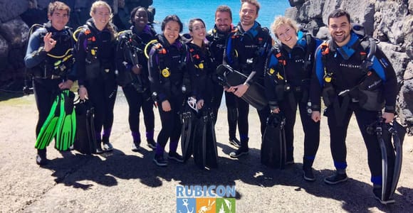 Scuba Diving Baptism in Playa Blanca