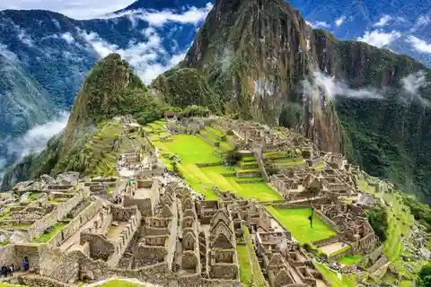 Machu Picchu und der Berg Machu Picchu