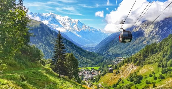 Chamonix & Mont Blanc: Bustour mit Glasdach ab Genf