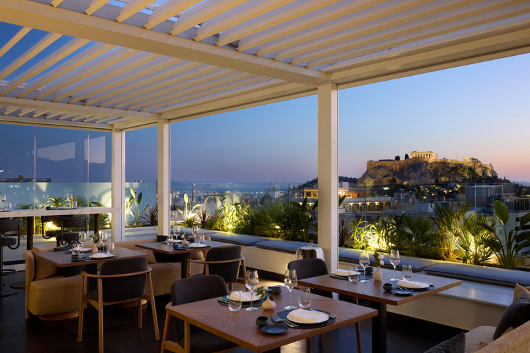 Athens: Rooftop Fine Dining at Whispers Restaurant Menu option 2