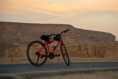 Biking in King Khalid Royal reserve