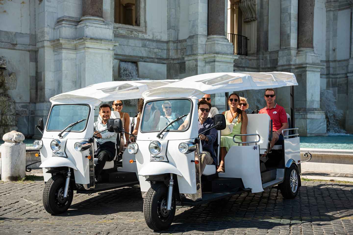 Rome : Visite en tuk-tuk avec prosecco inclus