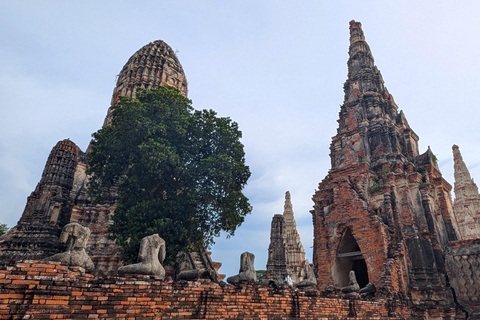 Pattaya: Viagem de 1 dia para Ayutthaya com tour particular de cauda longa