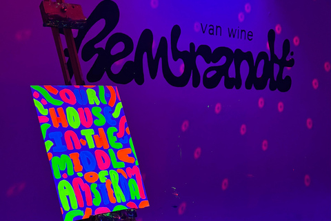Eindhoven: Paint and Sip in the Dark at Rembrandt van Wine