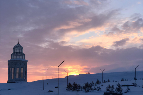 阿拉加茨山全天雪地体验之旅（含导游）