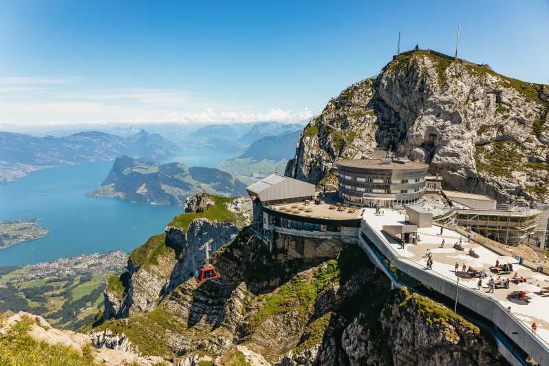 Lucerna: Funivia del Monte Pilatus, treno a cremagliera e crociera sul lago
