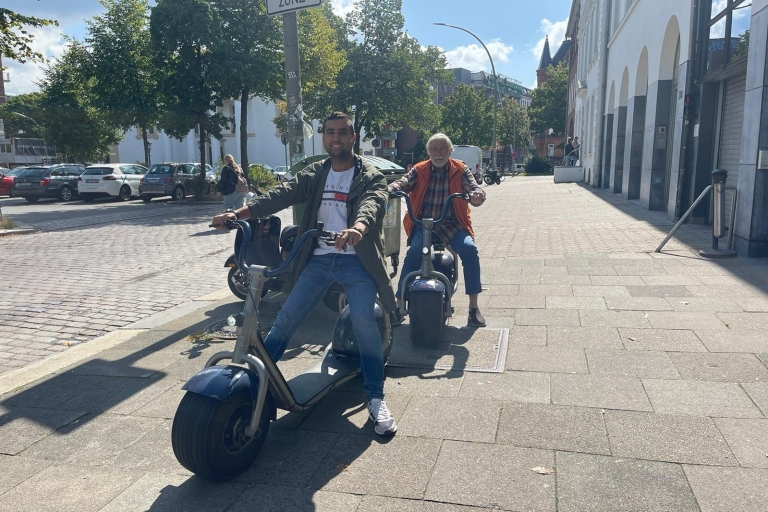 2H Excursión en E-scooter por Hamburgo2H Hamburgo Scrooser Tour