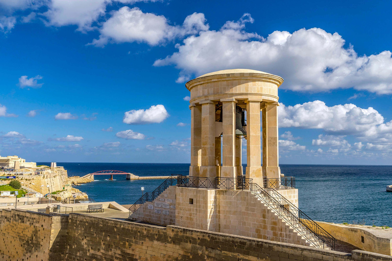 Malta: Valletta Audio Guided Walk & HO-HO Bus Tour Option Malta: Hop-On Hop-Off Bus Tour & Valletta Audio Guided Walk