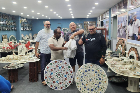 Agra Marble, Jewelry & Rug Shopping Tour with Guide Agra Shopping: Only Tour Guide