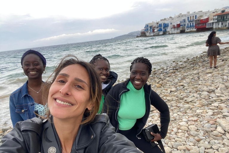 Desde la ciudad de Mykonos: tour turístico guiado con molinos de viento