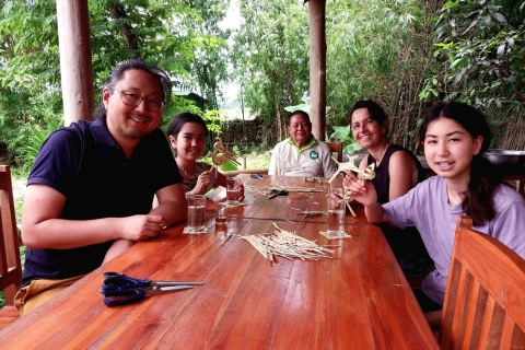 Luang Prabang: taller de tejido de bambú y clase de cocinaClase de la mañana