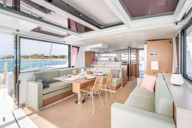 Mykonos: Rhenia Island Catamaran Cruise with Lunch Sunset Sailing Tour