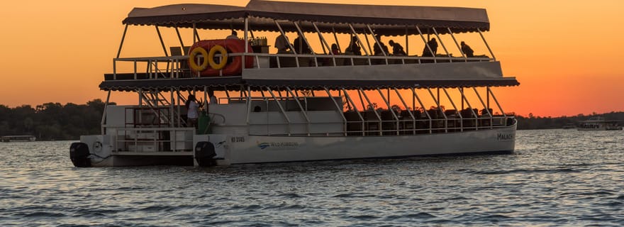 Croisière au coucher du soleil aux chutes Victoria